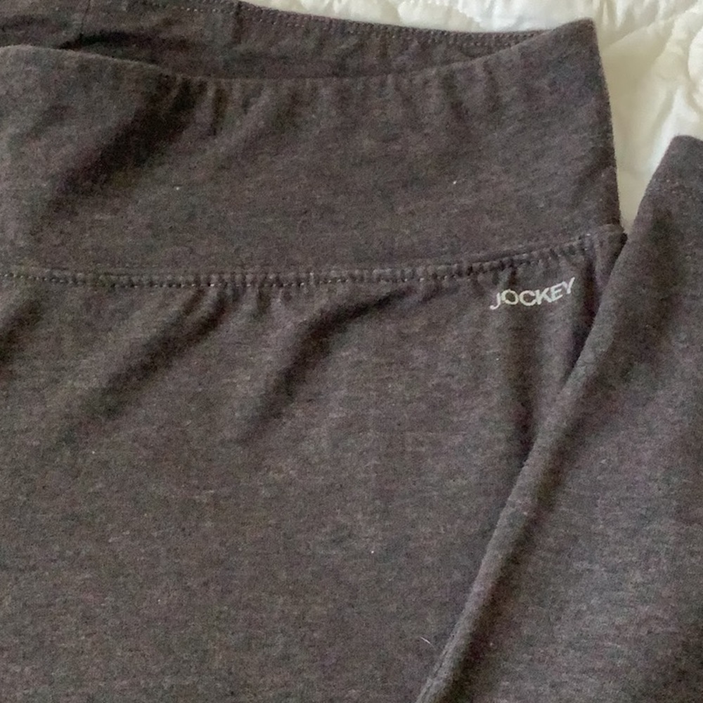 Jockey® Lightweight Charcoal Grey Heather Cotton Stretch Ankle Legging - Picture 6 of 6